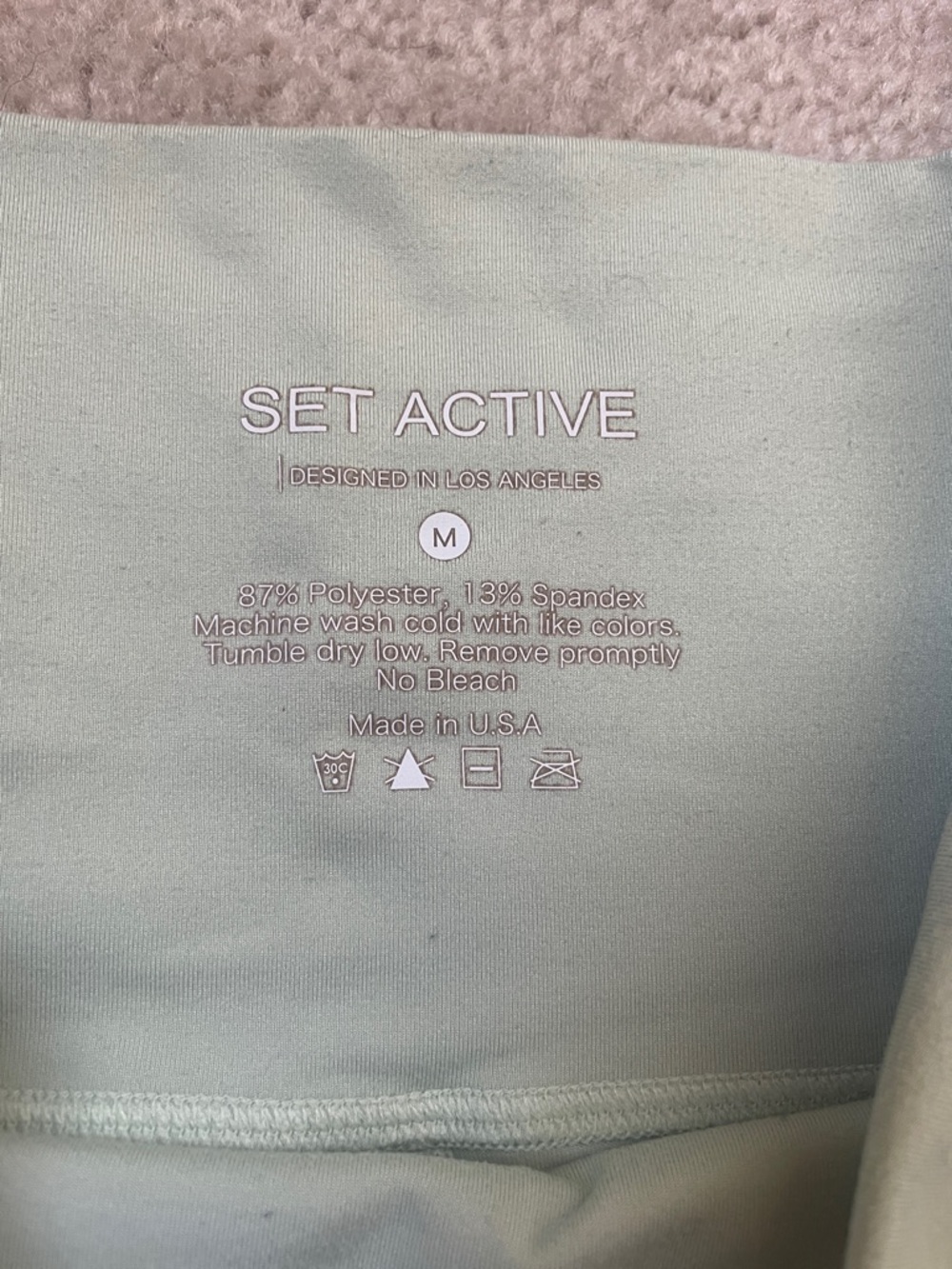 SET Active Mint Green Sculptflex High Waist Seamless Leggings - Picture 4 of 4
